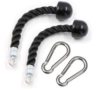 YouXiaor 2 Piezas Cuerda para tríceps con una Sola Mano,Cuerda de Entrenamiento para tríceps,Cuerda de Entrenamiento de Fuerza,Cuerda de tracción, Entrenamiento de Brazos,Entrenamiento de tríceps