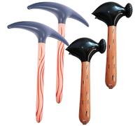 YouXiaor 4PCS Martillo Inflable,Pico Inflable,Martillo Inflable de Juguete,Inflado Piscina Baño Playa Loco Divertido Juguete Fiesta Juego para Adultos Despedida de Soltero y Niños