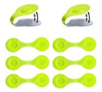 YouXiaor 8PCS Magnetismo Colgante Reflectante,Reflector Colgante Colgantes Reflectores de Seguridad con Cadenas para Niño Ropa Mochilas Equipaje Cochecitos Sillas de Ruedas Ciclismo Caminatas