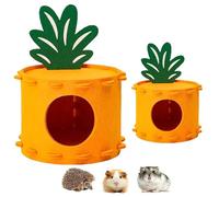 YouXiaor Cama de Hámster, 2PCS Casa de Cama Escondite Conejillo de Indias,Escondite Resistente para Animales Pequeños para Conejos,Chinchillas,Hámsteres,Hurones,Erizos,Conejos,Ratas Planeadoras