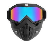 YouXiaor Motocicleta Máscara de Motocross Gafas Motocross Protección Máscara Facial Desmontables Gafas Ciclismo Casco Gafas Esquí Gafa Carreras Riding Paintball Anti-arañazos (Deslumbrante)
