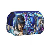 Youxy Joseph Joestar - Estuche para lápices, diseño de anime Dio Brando/Star Platinum, bolsa de papelería de gran capacidad, suministros de vuelta a la escuela para niñas y niños, Tipo 6, Estuche para