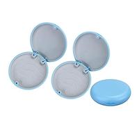 YOUYA DENTAL Funda de alineador y retenedor, 2 unidades, caja de retención de alineador de ortodoncia sólida, caja falsa, funda protectora para dentistas de cuidado bucal, color azul