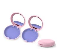YOUYA DENTAL - Funda para alineador y retenedor, 2 piezas sólida caja de retención de alineador ortodóncico, caja falsa para dentadura, protector bucal, funda protectora con espejo para odontología