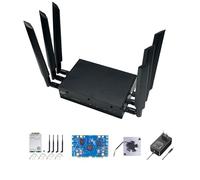 youyeetoo Banana Pi BPI-R4 WiFi 7 Router placa de desarrollo, 8 GB de RAM, 8 GB eMMC, chip MediaTek MT7988A, 2 ranuras SFP de 10 GB (con módulo Wi-Fi 7+5G, 8 GB de RAM, 8 GB eMMC)