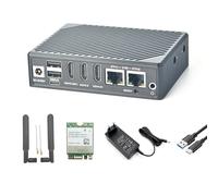 youyeetoo FriendlyElec NanoPC-T6-LTS Mini-Computer-Router, Dual 2.5G Ethernet, RK3588-8/16GB RAM, PCIe 3.0, OpenWrt, Open Source Smart IoT Gateway, für NAS/Reiserouter (8GB+64GB, WLAN-Kit)