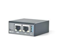 Youyeetoo FriendlyElec Nanopi R3S Mini Router, 2GB LPDDR4X, 0/32GB eMMC, RK3566 Soc, OpenWRT con doble Gbps Ethernet, para IOT NAS Smart Home Gateway, viaje portátil (2 + 0 GB, con caja de
