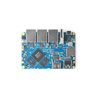 youyeetoo NanoPi R6S Mini Router, 8GB LPDDR4X 32GB EMMC, RK3588S Placa de Desarrollo, 6TOPS NPU, Soporte Docker, Tres Puertos Ethernet, USB3.0 HDMI, M.2 NVMe, Alimentación PD (solo placa)