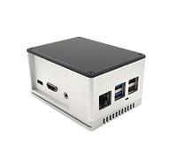 youyeetoo Rock PI 4B Rockchip RK3399 ARM Cortex Six Core SBC/computadora de una sola placa compatible con pantalla oficial Raspberry Pi (carcasa metálica PI4)