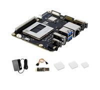youyeetoo Rubik Pi 3 - Qualcomm QCS6490 - Placa de desarrollo de 12 tapas AI, 8 GB de RAM, 128 GB UFS, soporte multiOS USB 3.1, para proyectos IoT y IA (kit de fuente de alimentación)