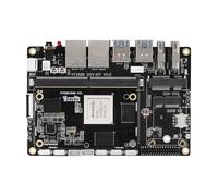 youyeetoo YY3588 - Placa de desarrollo AI multifuncional RK3588 chip 8-core ARM 6TOPs NPU, 32 GB LPDDR4 256 GB eMMC5.1 Dual NIC, para control industrial Edge AI Smart Terminal IoT Gateway