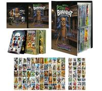 YOUYIKE Brainrot Tung Tung Sahur - Tarjetas coleccionables (60 tarjetas únicas y 32 pegatinas, para niños, adolescentes, fiestas y fiestas