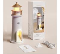 YOUYIKE Decoración de Faro Sensores Automáticos, Lampara Faro Proyector Luna, Lámpara de Faro, Pack Luz Nocturna LED, para Decoración de Habitaciones