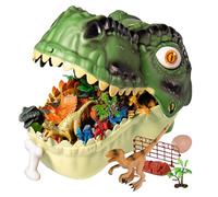 YOUYIKE Dinosaurios Juguetes, 46 Educativas Figuras de Dinosaurio Realistas mit Caja de Almacenamiento de Dinosaurio, Jurassic Dinosaurios World Regalo para Niños y Niñas 3 4 5 6 7