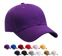 YOUYIKE Gorra de Béisbol Ajustable Unisex, 100% Cotton, Gorras de Béisbol Hombre para Lockup Adj Gorra con Visera y Cierre Ajustable, para Casuales Running Beisbols Tenis Golf
