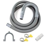 YOUYIKE Manguera de Drenaje de Lavadora, 0.5/1/1.5/2/2.5/3/4/5/6/7M, Ø 20mm Manguera de Desagüe, Universal Manguera de Drenaje, Tubo de Drenaje de Lavavajillas, para Lavadora Lavavajillas y Secadora