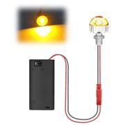 YOUYIKE Mini Luces LED para Maquetas, DIY Miniature House Mini Lampara Luz LED Luces Pequeñas para Casa de Muñecas Manualidades Hechas a Mano Modelos en Miniatura (Amarillo)