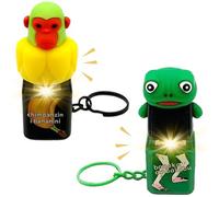 YOUYIKE Shan Hai Jing Fidget Toys, 2 pcs Antiestrés Juguetes Shan Hai Jing, Llavero de ShanHaiJing, Llavero con luz y Sonido, Colgantes de ShanHaiJing, Alivio del Estrés y Diversión para Viajar