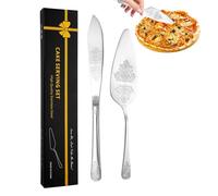 Youyjiu Juego de Copa de Pastel para Boda, Cortador de Pastel Doméstico y Juego de Pala de Pastel | Cortador Decorativo y Pala | Conjunto de Corte Durable con Mango