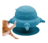 Youyjiu Puppy Feeder Milk Bowl, fácil de usar para perros y gatos de enfermería, 4 botellas de enfermería, silicona Puppy Nursing Station for Kittens, Puppies, Newborns Pets (Gray, Navy Blue)