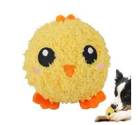 Youyjiu Squeaky Dog Toy, divertido Animal Ball, Plush Puppy Ball, Soft Durable Texture, Safe Gentle Chew, ideal para uso en interiores y mascotas, Home Training Fun, 3,54 x 3,54 x 3,94 pulgadas