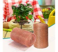 YouYuer Malla Cobre,2PCS Valla de Cobre,Cinta de Alambre de Cobre,Repelente de Babosas,Protector Planta Malla para el Hogar Jardín Ratón Murciélago Pájaros Caracoles Disuasorio Malla Alambre Rollo