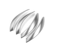 YOUZKA Cambia piezas Para 3 Series 4 3GT Fibra De Carbono Puerta Coche Manija Interior Moldura Cubierta Accesorios Decoración(Plata)