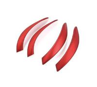 YOUZKA Cambia piezas Para 3 Series 4 3GT Fibra De Carbono Puerta Coche Manija Interior Moldura Cubierta Accesorios Decoración(rojo)