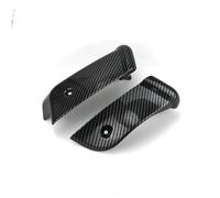 YOUZKA Decoración con Estilo Cubierta De Alerón para Motocicleta, Izquierda Y Derecha, Carenado De Plástico ABS, Negro Mate Brillante, Piezas De Carbono para Vespa GTS 250 300 GTV 2013-2023(Style3)