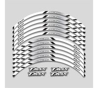 YOUZKA Stickers Pegatinas De Llanta De 15 Pulgadas, Pegatina para Motocicleta, Kit De Rayas Reflectantes para Rueda para Y&amaha T MAX TMAX 500 530 TMAX500 TMAX530(Color12)