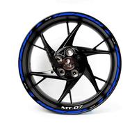 YOUZKA Stickers Pegatinas Reflectantes para Rueda De Motocicleta, Juego De Pegatinas para Llanta para Y&amaha MT 07 2020 2021(Color6)