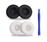 YOUZMY 2 Pares Almohadillas de Repuesto para Auriculares JBL Tune600 T450 T450BT T500BT T510BT T520BT JR300BT JR310BT Almohadillas de Espuma viscoelástica 70 mm, de Polipiel(no aplicable Tune600BTNC)