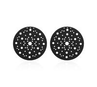 YOUZMY 2 piezas protector de disco de lijado 150mm 70 agujeros,cubierta protección con cierre velcro para lijadoras excéntricas,compatible con MIRKA 8295612111,alfombra protectora para disco de lijado