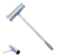 YOUZMY Destornillador y llave combinados tipo T, vasos para bujías, llave en T, llave combinada de 13 mm x 19 mm, llave de vaso para bujías, herramienta de ajuste de vasos para bujías