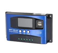 Yoving Controlador de Carga Solar MPPT 100A 12V/24V Automático - Regulador Inteligente para Paneles Solares con LCD, Protección contra sobretensión, Compatible con Baterías Litio/AGM/Gel