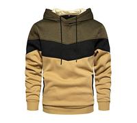 Yowablo - Sudadera con capucha para hombre, con capucha, talla S, verde