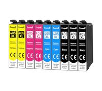 Yowell 405XL Multipack para Epson 405XL Cartuchos de Tinta Compatible con Epson Workforce Pro WF-3820 WF-3825 WF-4820 WF-4825 WF-4830 WF-7830 WF-7835 WF-7840 (9 Paquete)
