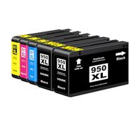 Yowell 950XL 951XL Cartucho de Tinta Compatible para HP 950XL 951XL para HP Officejet Pro 8600 8620 8610 8100 8615 8625 8630 8640 276dw (2 Negro, Cian, Magenta, Amarillo, 5 Paquetes)
