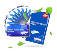 Yowell Blanqueador Dental - 28 Tiras 14 Días Tiras Blanqueadoras Dientes para Quitar Manchas de Café de Fumador, Blanqueador Dental Profesional Sin Esmalte, Sin Sensibilidad, Sin Deslizamiento