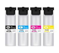 Yowell Cartuchos de impresora T11D1 T11D2 T11D3 T11D4 compatibles con Epson T11D1-T11D4 para Epson Workforce Pro WF-C5390DN WF-C5390DW WF-C5390DW BAM WF-C5890DWF BAM (1 Negro Cian Magenta