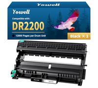 Yowell DR2200 Tambor Compatible con Brother DR2200 Tambor para Brother DCP-7055 Toner DCP-7055W DCP-7060D 7065DN 7070DW, MFC-7360N 7860DW 7460DN, HL-2130 2220 2230 2240, FAX-2840 2845 2940