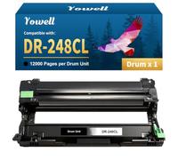 Yowell DR248CL Tambor compatible para Brother DR248CL tambor | Compatible con Brother MFC-L3760CDW MFC-L3740CDW DCP-L3560CDW MFC-L3740CDWE MFC-L8390CDW HL-L3240CDW HL-L3220CWE, DR-248CL