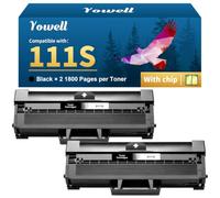 Yowell MLT-D111S Tóner compatible con Samsung MLT-D111S para Samsung Xpress M2070 M2070W M2070FW M2026W M2026 M2020 M2022W M2022 M2020W M2070F, 2X MLT-D111S Negro D111S 111S-2 P