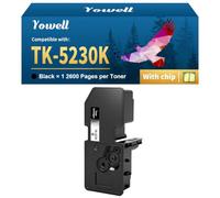 Yowell TK-5230K M5521Cdw Compatible para Kyocera Ecosys M5521Cdw Toner | Compatible con Ecosys M5521Cdn P5021Cdn P5021cdw TK-5230 TK-5230BK TK-5230K (TK5230 Negro)