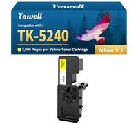 Yowell TK-5240Y Amarillo 1T02R7ANL0 Compatible para Kyocera TK5240 TK-5240 TK5240Y TK-5240Y Tóner para Kyocera Ecosys M5526CDW Toner ECOSYS M5526 M5526cdw M5526cdn P5026cdn P5026cdn P502 6cdw P5026cdn