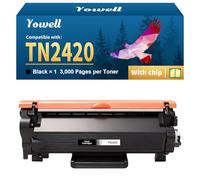 Yowell TN2420 TN-2420 Compatible para Brother TN-2420 TN2410 TN-2410 Cartucho de tóner para Brother MFC L2710DW Toner MFC-L2710DN MFC-L2730DW HL-L2350DW HL-L2310D DCP-L2530DW DCP-L25100DW D (1 negro)