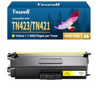 Yowell TN423 Tóner Amarillo MFC-L8690CDW Compatible para Brother TN-423 TN-421 para Brother MFC-L8690CDW Toner para HL-L8260CDW DCP-L8410CDW HL-L8360CDW MFC-L8900CDW 8690CDW 8260CDW - TN4233 amarillo