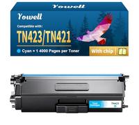 Yowell TN423 Toner Cyan MFC-L8690CDW Compatible para Brother TN-423 TN-421