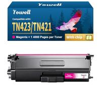 Yowell TN423 Toner Magenta MFC-L8690CDW Compatible para Brother TN-423 TN-421 para Brother MFC-L8690CDW Toner para HL-L8260CDW DCP-L8410CDW HL-L8360CDW MFC-L8900CDW 8690CDW 8260CDW - TN4223 Rojo