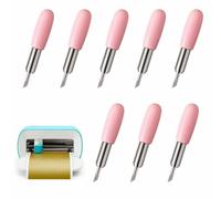 Yowfond 8 cuchillas de repuesto para plotter de corte, cuchillas de corte preciso con punta fina de 30 grados, ideal para papel, vinilo, telas y láminas, compatible con Cricut Joy